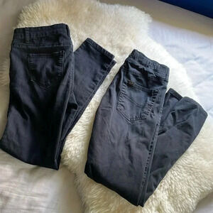 Boys 11. Black lightweight jean x 2 size 11. Slim cut.